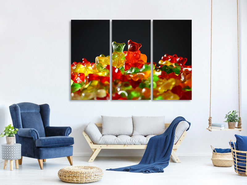 3-piece-canvas-print-colorful-gummy-bears