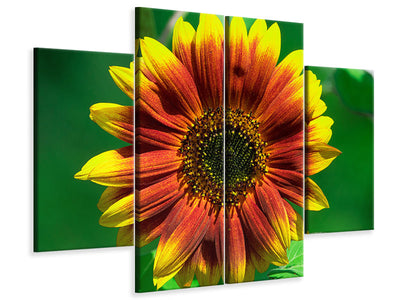4-piece-canvas-print-colorful-sunflower