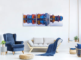 panoramic-3-piece-canvas-print-colored-homes