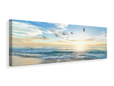 panoramic-canvas-print-the-seagulls-and-the-sea-at-sunrise