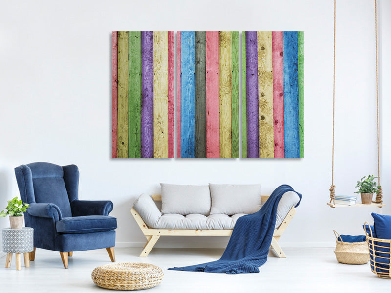 3-piece-canvas-print-colorful-wood