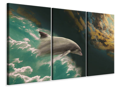 3-piece-canvas-print-fascination-dolphin