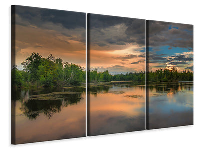 3-piece-canvas-print-mystic-lake