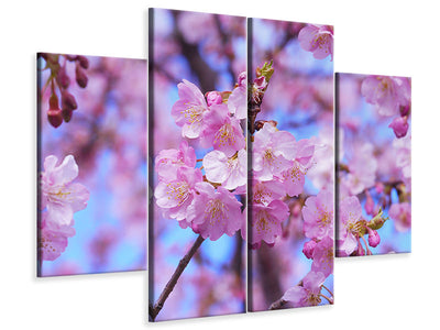 4-piece-canvas-print-gorgeous-cherry-blossom