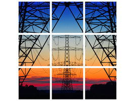 9-piece-canvas-print-electric-coloured-sky