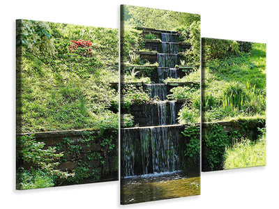 modern-3-piece-canvas-print-design-waterfall