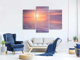 modern-3-piece-canvas-print-sunset-by-the-lake
