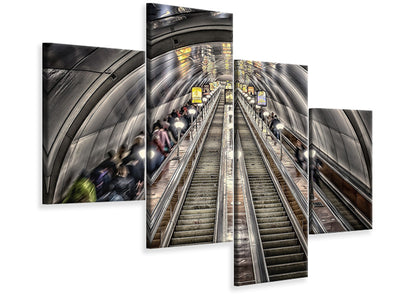 modern-4-piece-canvas-print-in-the-metro