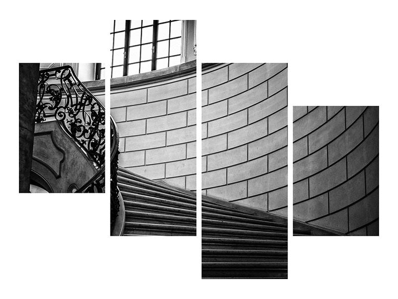 modern-4-piece-canvas-print-noble-stairs