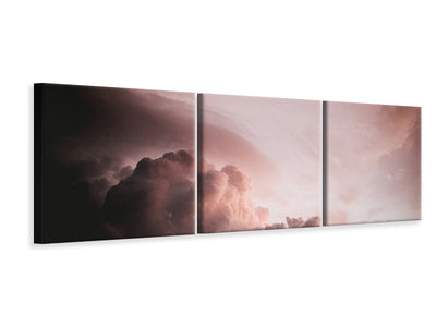 panoramic-3-piece-canvas-print-pink-clouds