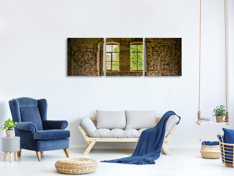 panoramic-3-piece-canvas-print-stone-house