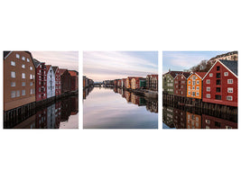 panoramic-3-piece-canvas-print-trondheim-norway