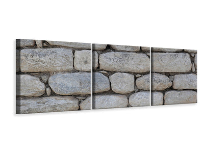 panoramic-3-piece-canvas-print-wall-of-natural-stones