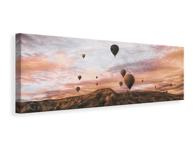 panoramic-canvas-print-cappodocia-hot-air-balloon