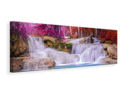 panoramic-canvas-print-paradisiacal-waterfall