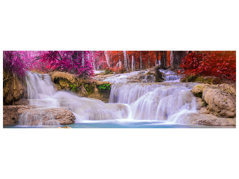 panoramic-canvas-print-paradisiacal-waterfall