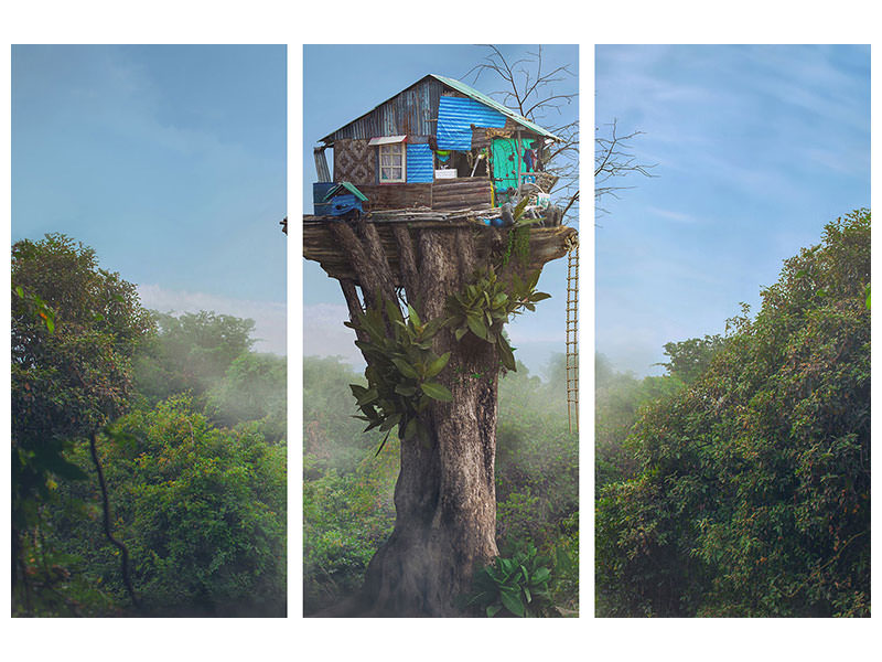 3-piece-canvas-print-house-in-the-sky