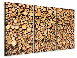 3-piece-canvas-print-logs