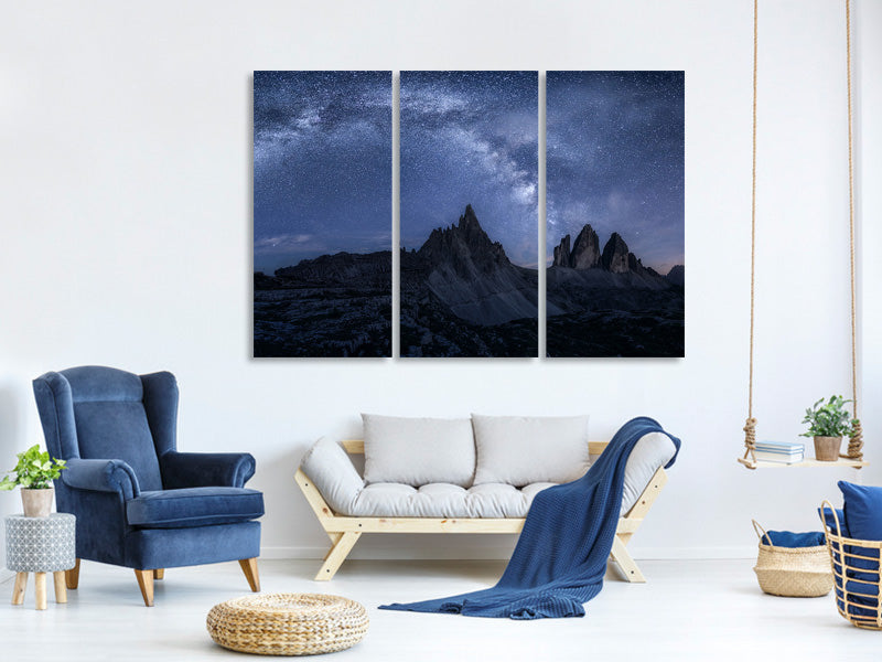 3-piece-canvas-print-stars-in-the-dolomites