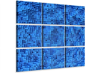4-piece-canvas-print-3d-mosaic