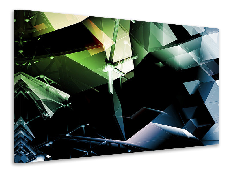 3-piece-canvas-print-3d-polygon