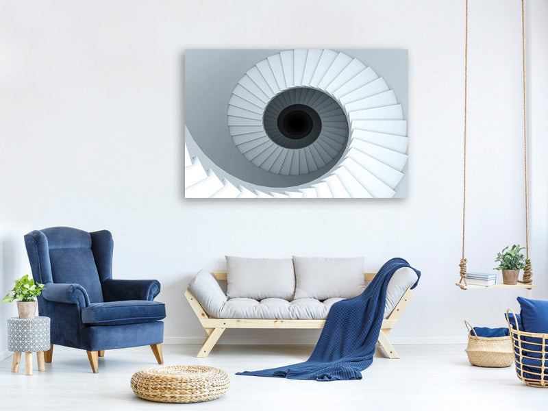 modern-4-piece-canvas-print-3d-spiral-staircase