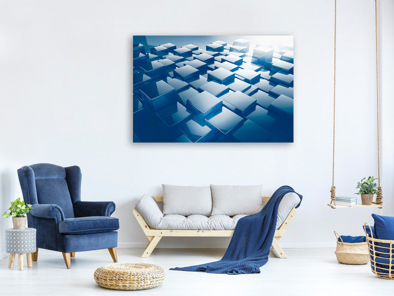 4-piece-canvas-print-3d-cubes-ii
