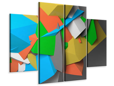 4-piece-canvas-print-3d-geometric-figures