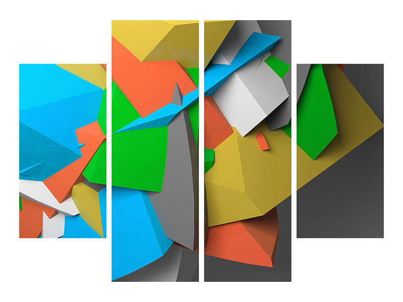 4-piece-canvas-print-3d-geometric-figures