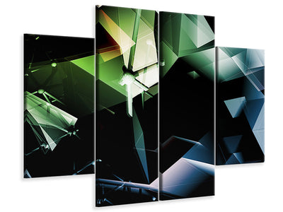 4-piece-canvas-print-3d-polygon