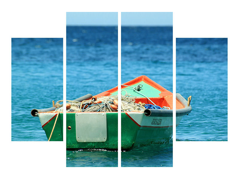 4-piece-canvas-print-a-fishing-boat