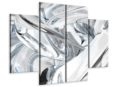 4-piece-canvas-print-abstract-glass-webs
