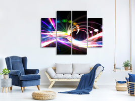 4-piece-canvas-print-abstract-light-reflections