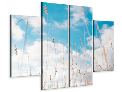 4-piece-canvas-print-blades-of-grass-in-the-sky