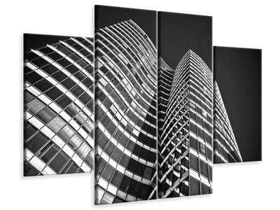 4-piece-canvas-print-close-up-skyscraper