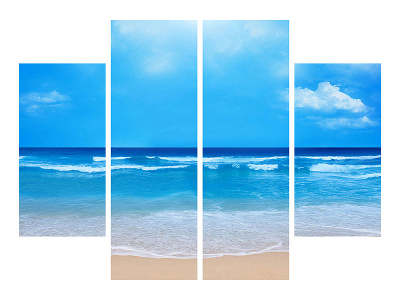 4-piece-canvas-print-gentle-beach-waves