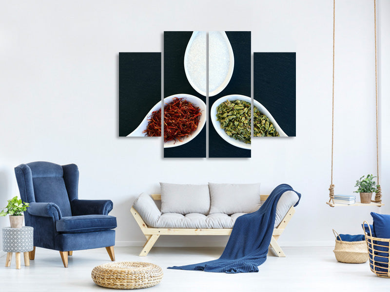 4-piece-canvas-print-italian-spice-spoons