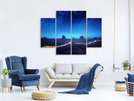 4-piece-canvas-print-magic-monument-valley