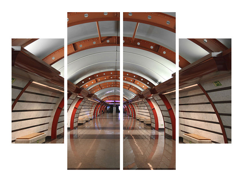 4-piece-canvas-print-metro-station