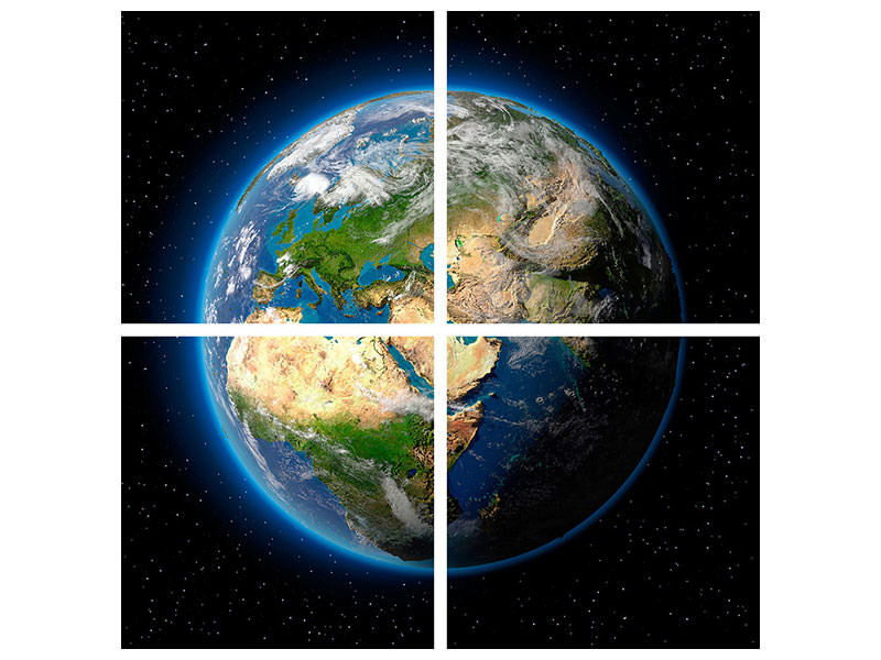 4-piece-canvas-print-the-earth-as-a-planet