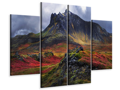 4-piece-canvas-print-the-lady-of-snaefellsnes