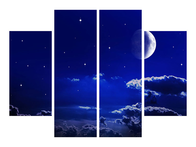 4-piece-canvas-print-the-night-sky