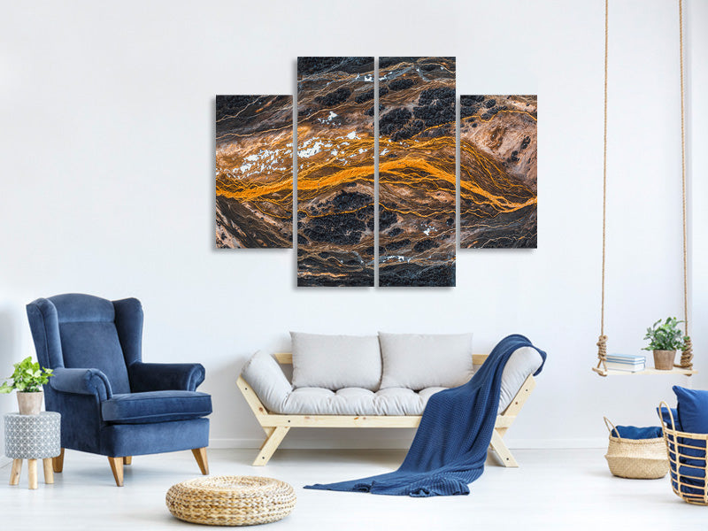 4-piece-canvas-print-the-pulse-of-the-earth