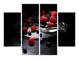 4-piece-canvas-print-the-variety-of-berries