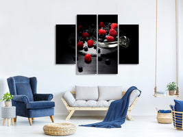 4-piece-canvas-print-the-variety-of-berries