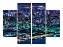 4-piece-canvas-print-tokyo
