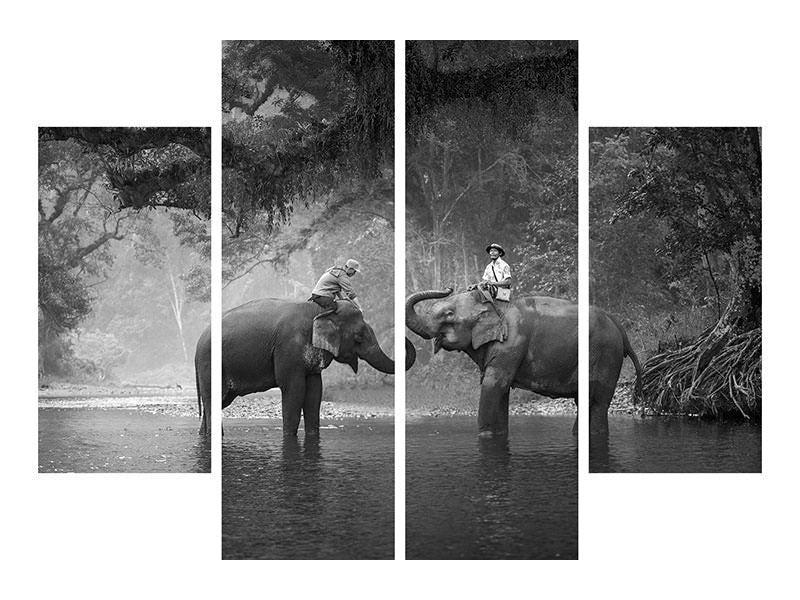 4-piece-canvas-print-two-elephants