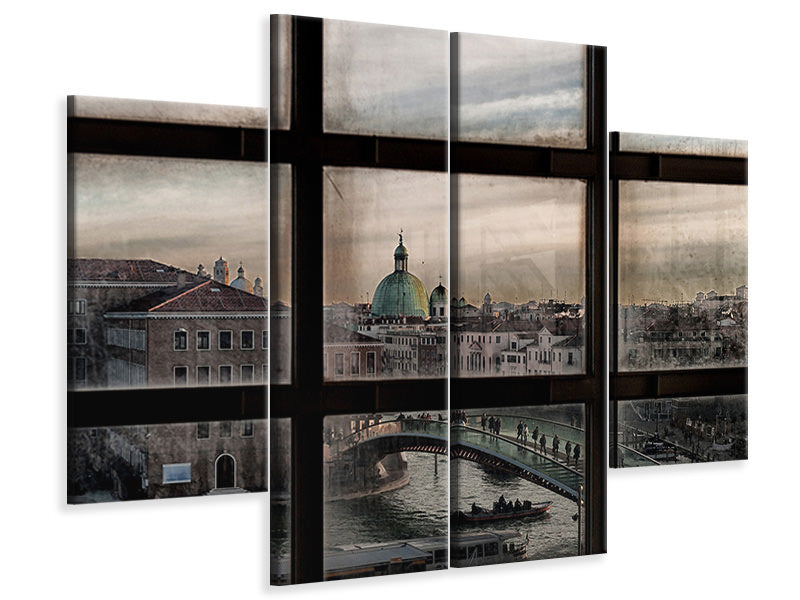 4-piece-canvas-print-venice-window