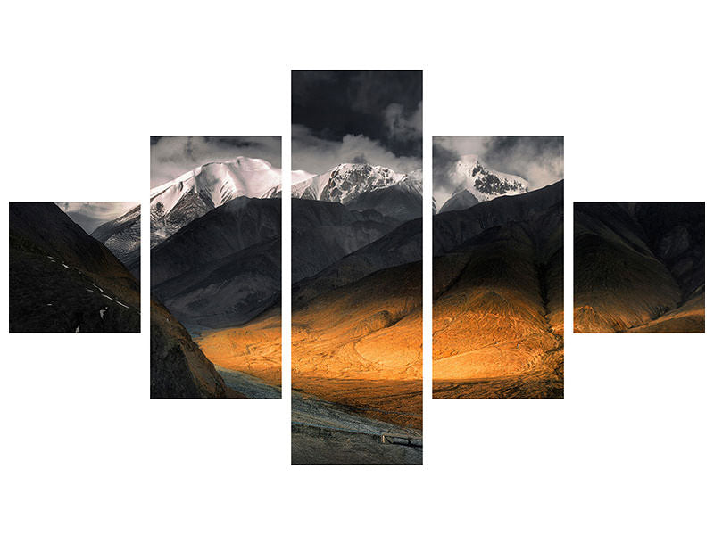 5-piece-canvas-print-a-bend-to-light