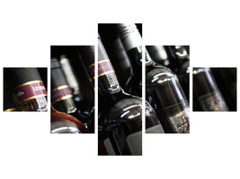 5-piece-canvas-print-bottled-wines